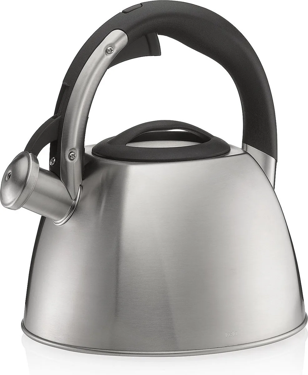 Fluitketel, Zilver, 2.4 L van Kela in Zilver – productfoto
