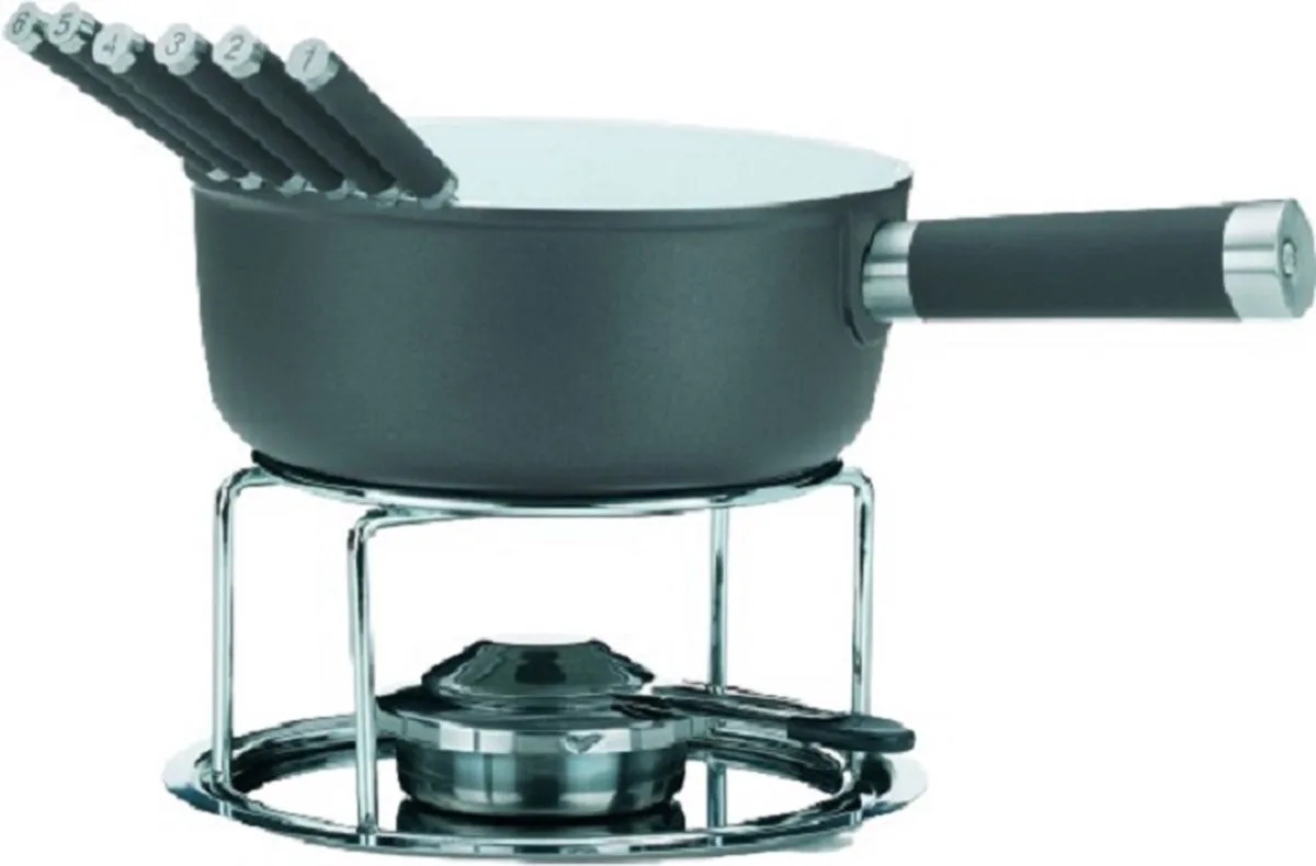 Fondueset Lancy von Kela in Grau – Produktfoto