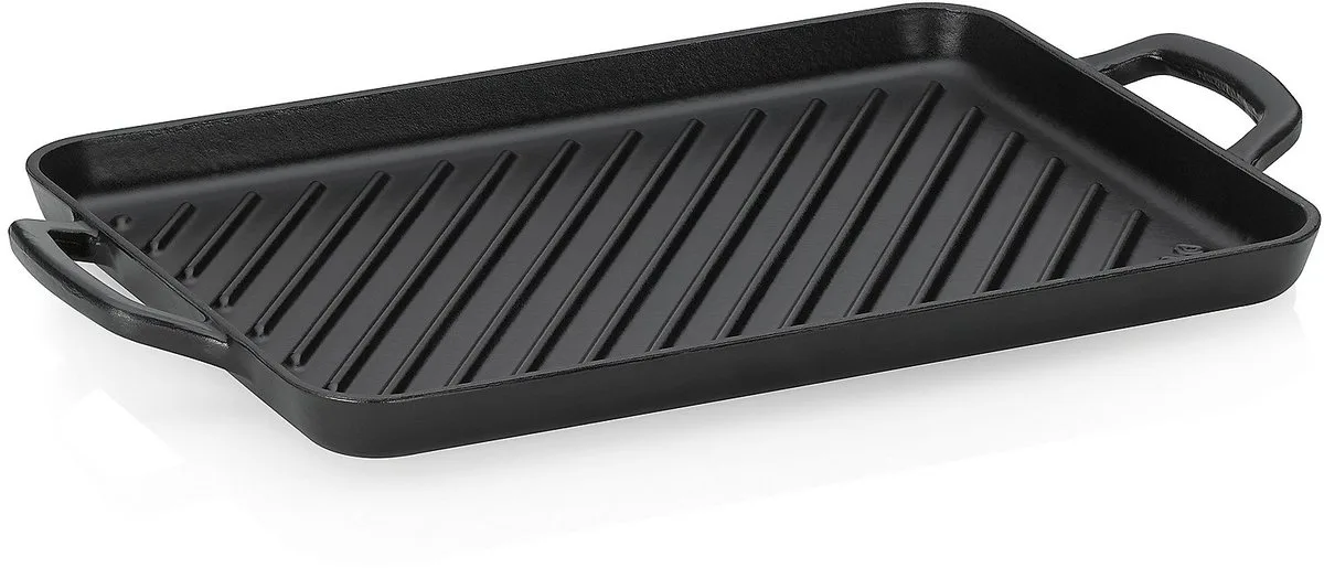 Grillplaat, Gietijzer, 25 x 35 cm van Kela in Zwart – productfoto
