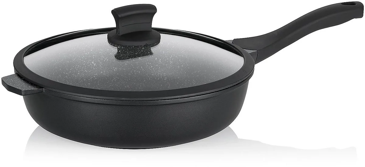 Hapjespan met Steel, 28 cm de Kela en Noir – photo produit