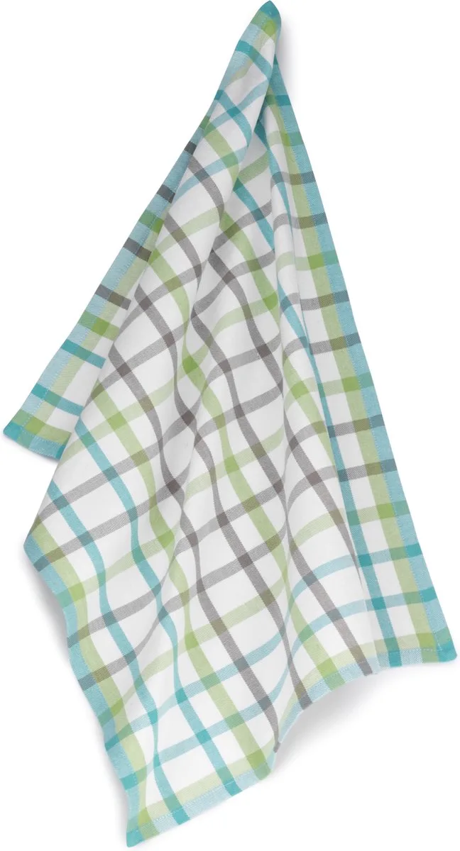 Keuken - Carla Tea Towel van Kela in Groen – productfoto