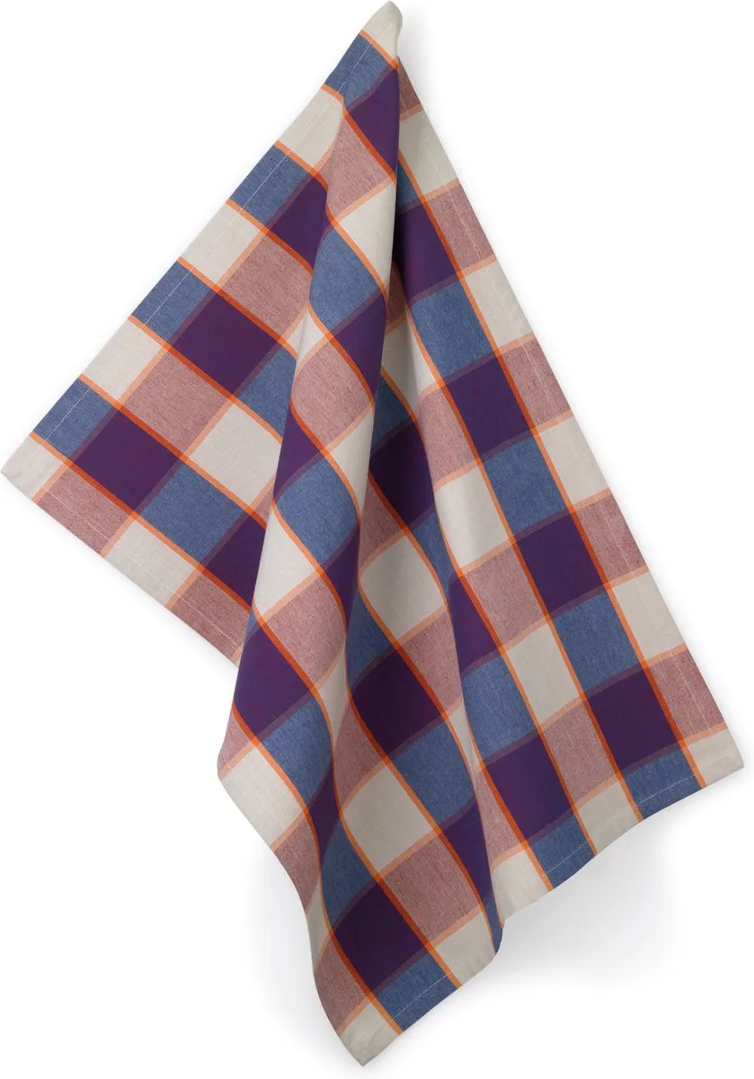 Keuken - Ethno Tea Towel van Kela in Oranje – productfoto