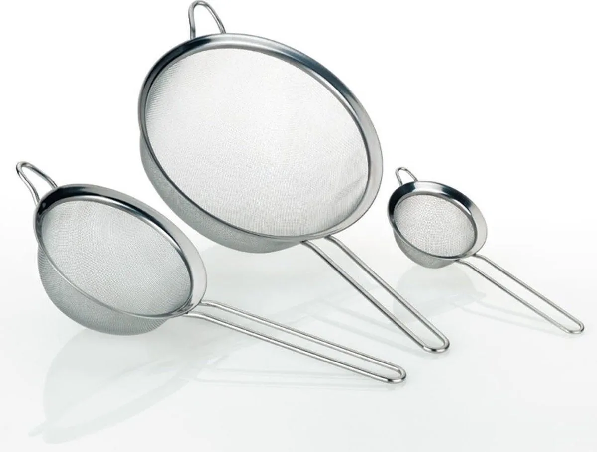 Keukenzeef, Set van 3 - 18/10 Staal van Kela in Roestvrijstaal – productfoto