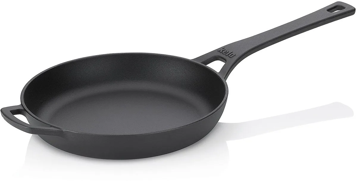Koekenpan, Ø 28 cm, Gietijzer de Kela en Noir – photo produit