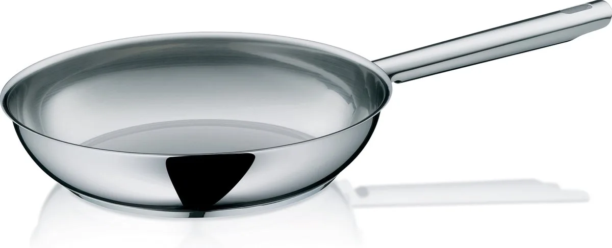 Koekenpan RVS, 24 cm van Kela in Zilver – productfoto