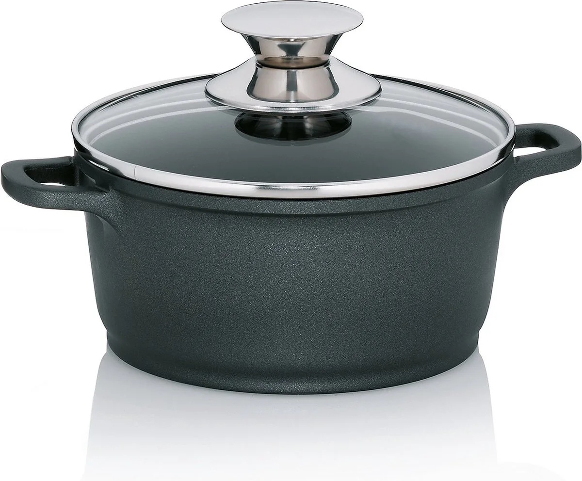 Kookpan 16 cm van Kela in Zwart – productfoto