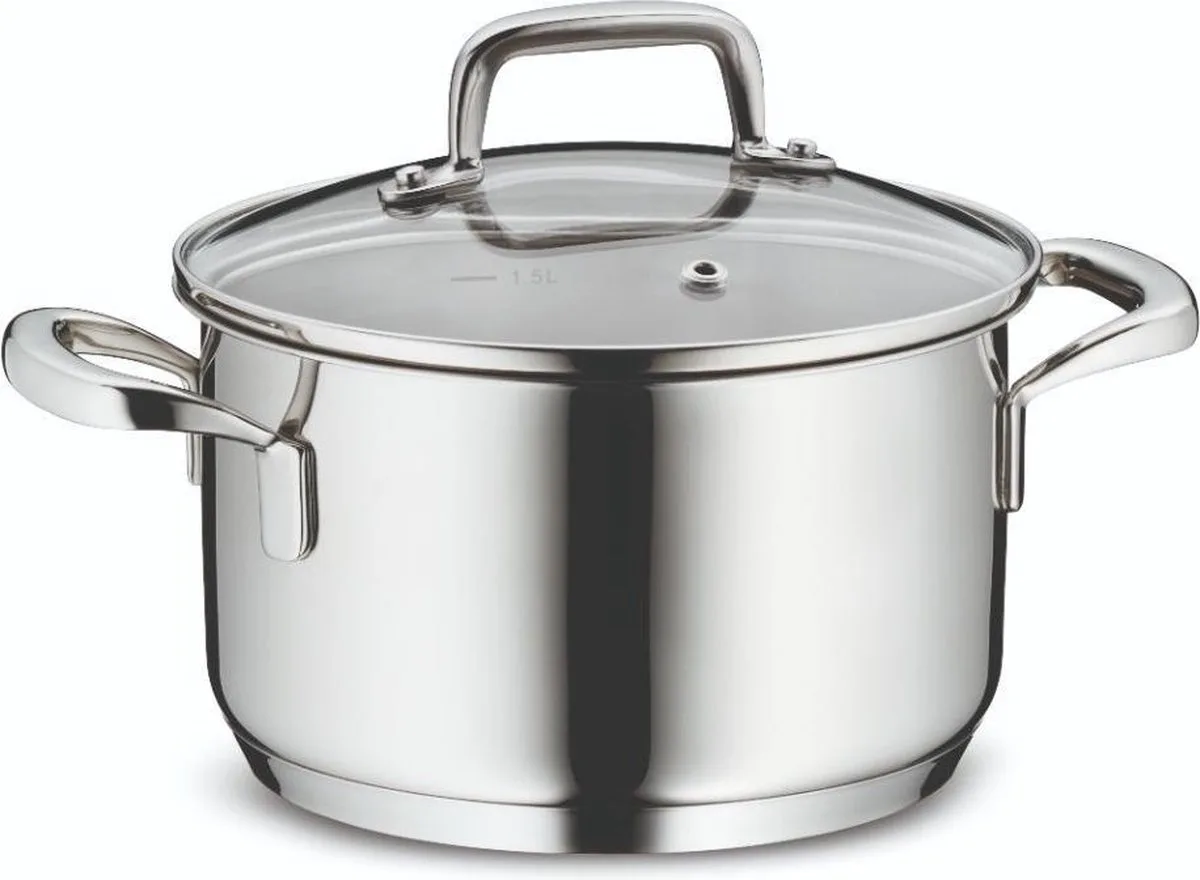 Kookpan RVS, 1,6 L van Kela in Zilver – productfoto