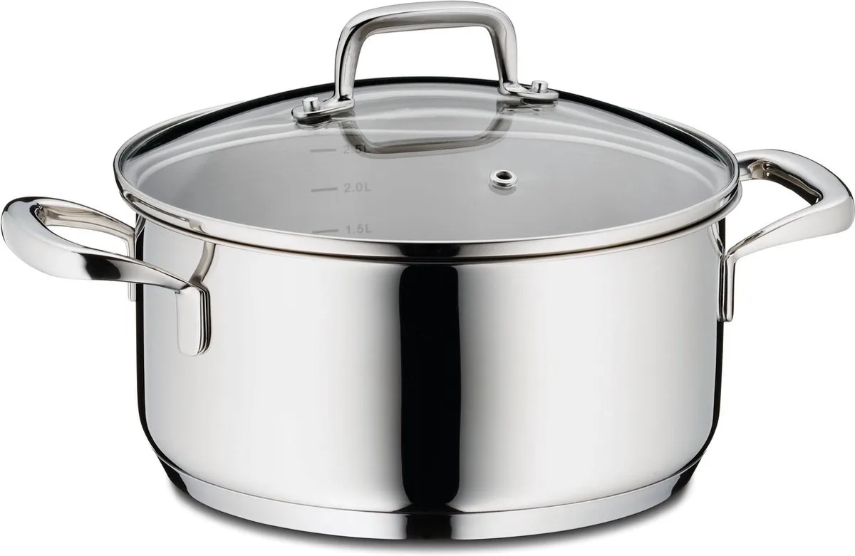 Kookpan RVS, 2,4 L van Kela in Zilver – productfoto