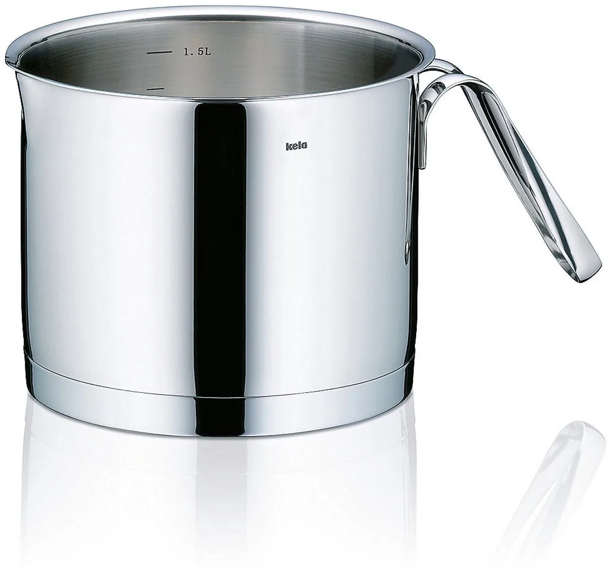 Melkpan 14 cm - RVS van Kela in Zilver – productfoto