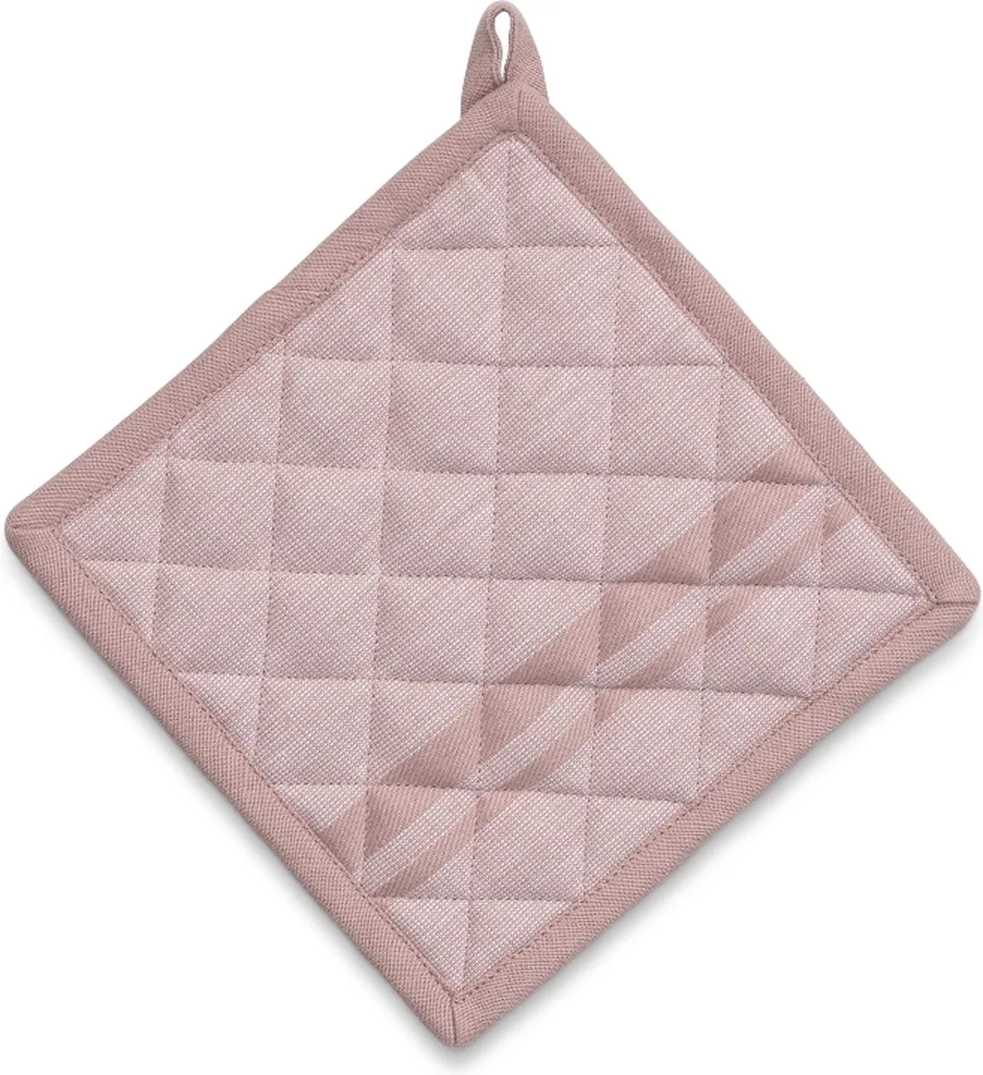 Pannenlap, Katoen, met Streep, 20 x 20 cm van Kela in Roze – productfoto