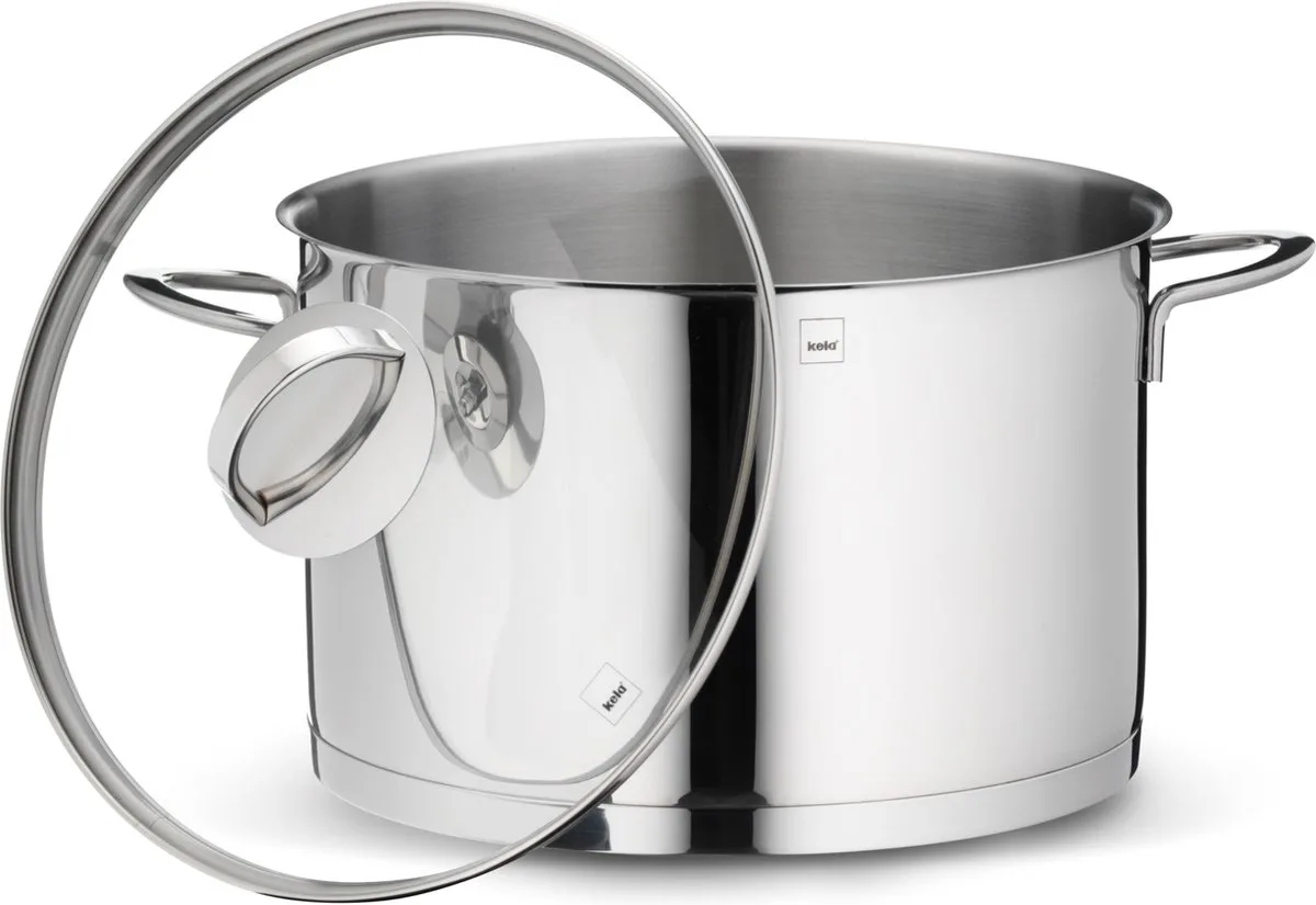 Pastapan - RVS van Kela in Zilver – productfoto