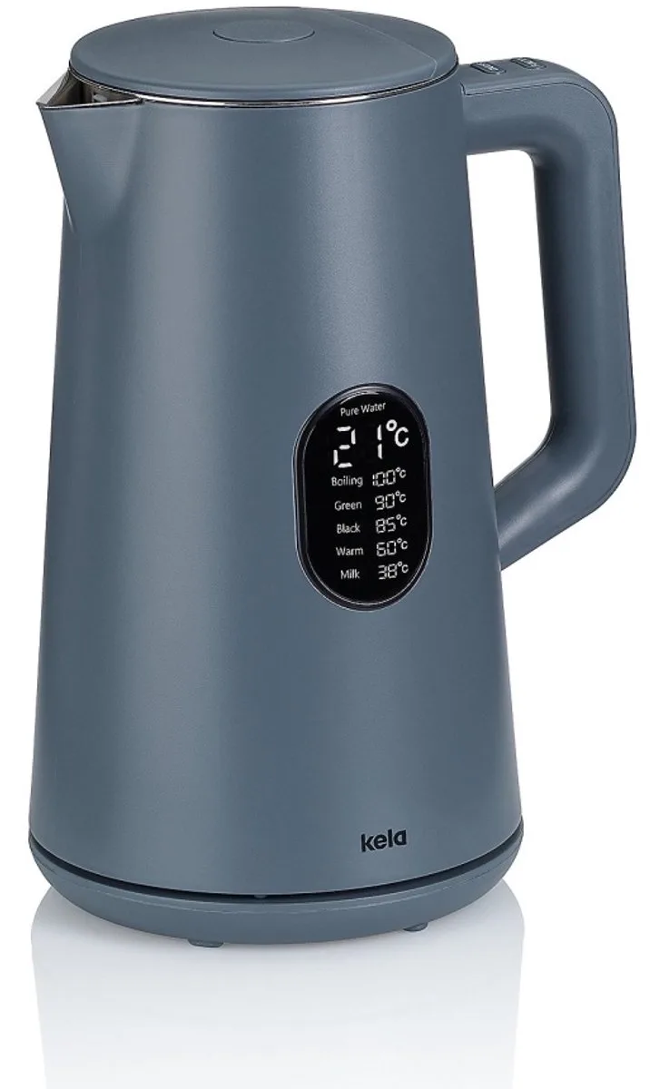 Santos waterkoker, 1,5 l van Kela in Donkergrijs – productfoto