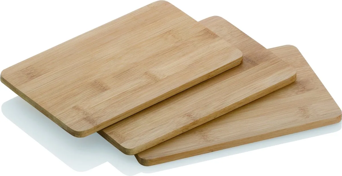 Snijplanken, set van 3 van Kela in Bruin – productfoto