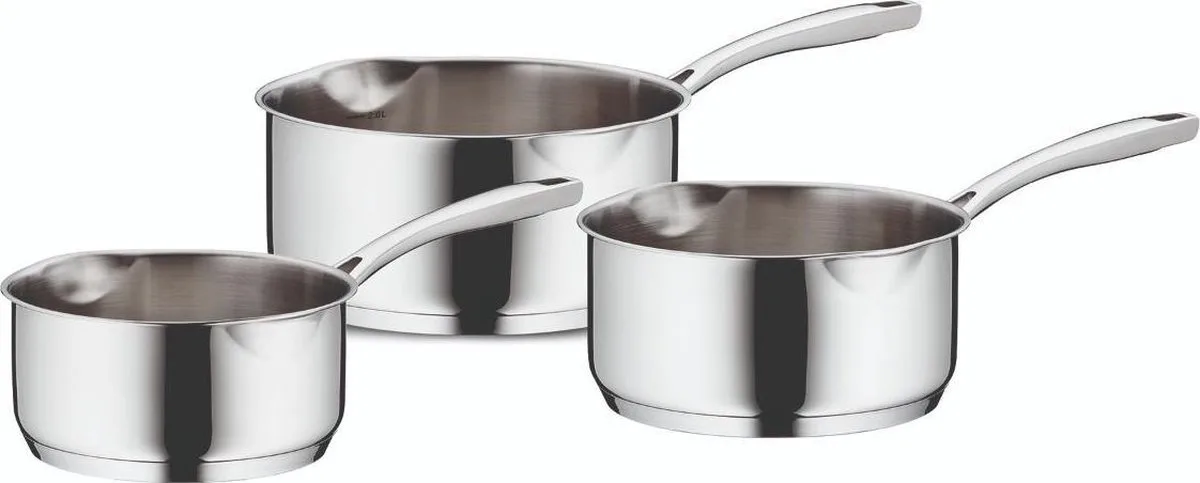 Steelpannenset RVS, 3-delig de Kela en Argent – photo produit