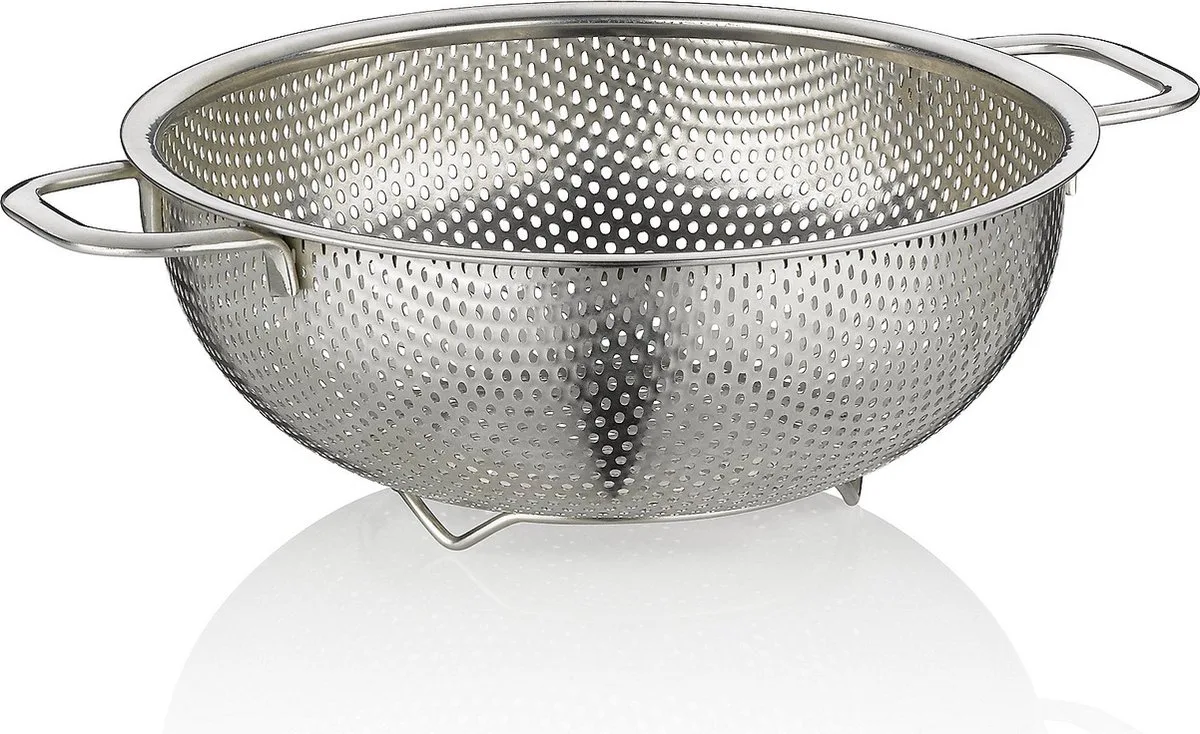 Universele Zeef met Fijne Mazen, 19.5 cm van Kela in Zilver – productfoto