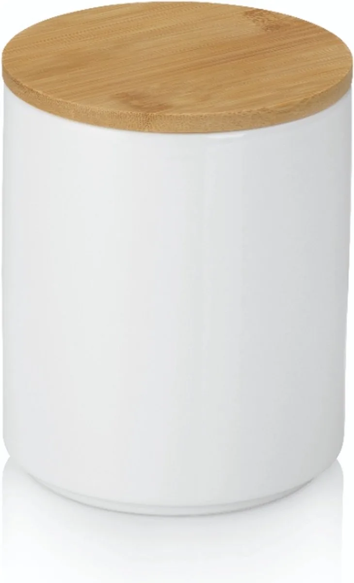 Voorraadpot, 1.2 L, Keramiek by Kela in White – product photo