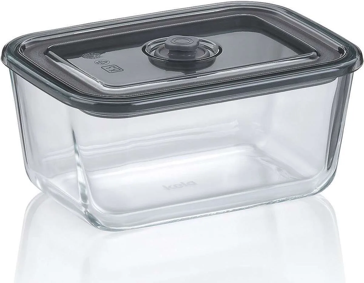 Voorraadpot Florence de Kela en Transparent, Marron – photo produit