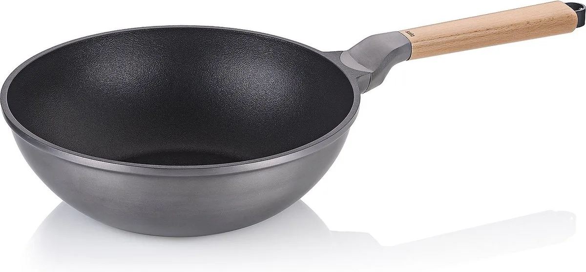 Wokpan, Ø 30 cm, 5 L, Non Stick, Gerecycled Aluminium från Kela i Grå – produktbild