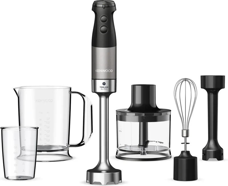 HBM80.322BK Triblade XL Pro - Staafmixer - 1200W de Kenwood en Gris – photo produit