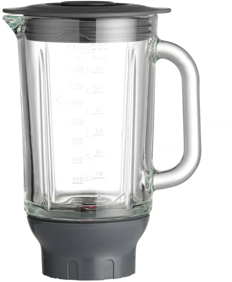KAH359GL ThermoResist™ Blender – 1.6 Liter – Hittebestendig Glas – Inclusief Roerstaaf från Kenwood i Grå – produktbild