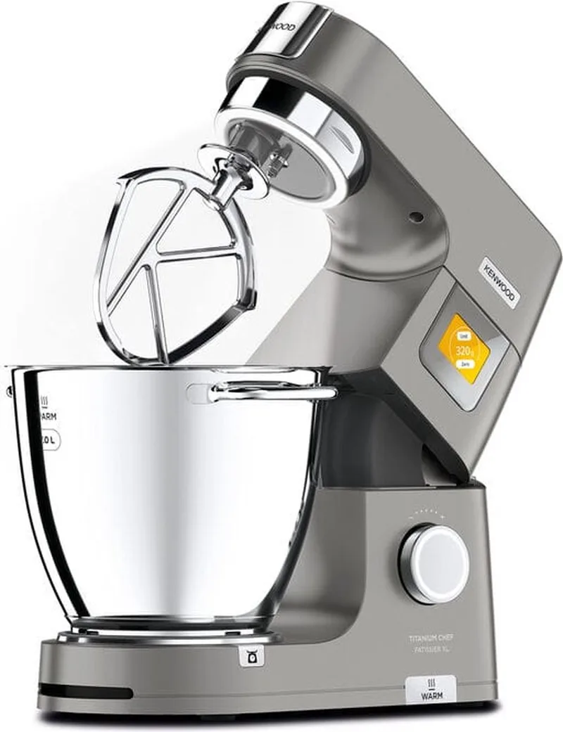 KWL90.124SI Titanium Chef Patissier XL - Keukenmachine von Kenwood in Grau – Produktfoto