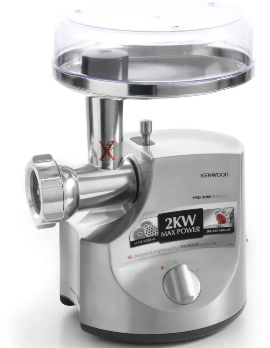 MG700 vleesmolen van Kenwood in Zilver – productfoto