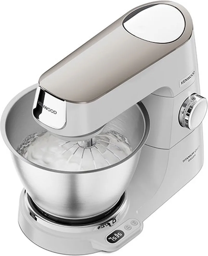 Titanium Chef Baker KVL65.001WH - Keukenmachine - 1200W - 7 Liter - Ingebouwde weegschaal by Kenwood in White – product photo
