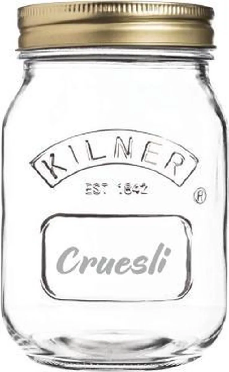 Gegraveerde weckpot 0,5 ltr (Cruesli) by Kilner in Transparent – product photo