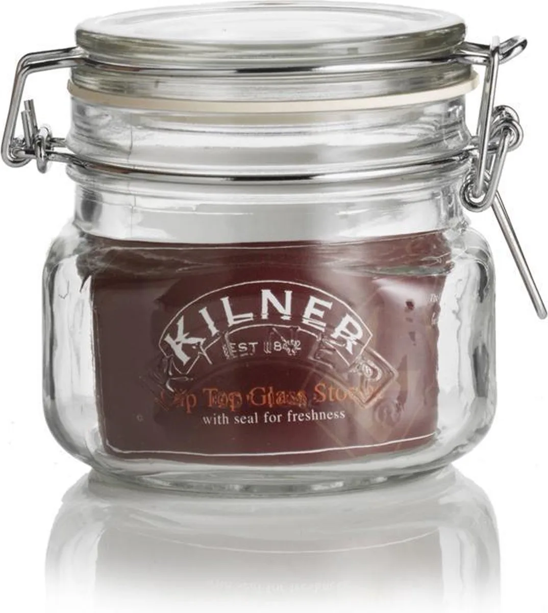 Vierkante Weckpot - 0,5 l" van Kilner in Transparant – productfoto