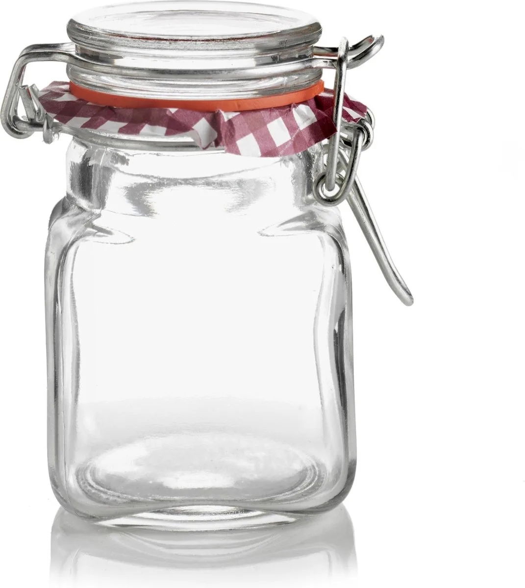 Vierkante Weckpot - 70 ml - Klein von Kilner in Transparent – Produktfoto