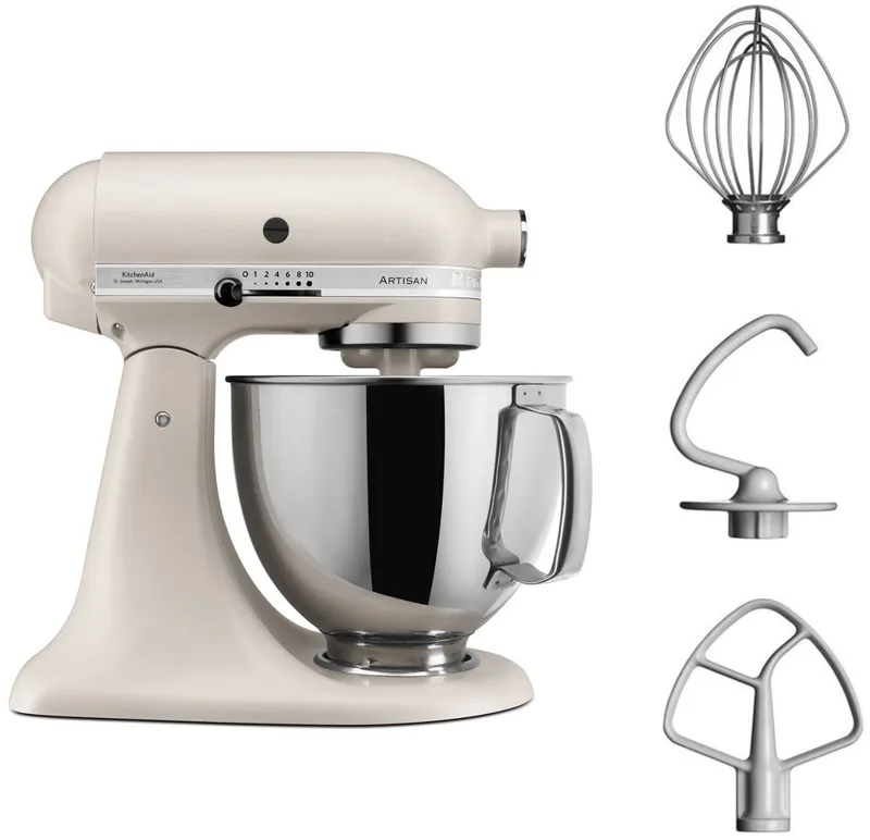 Artisan 5KSM125EMH - Keukenmachine - 4,8L - 3 menghaken by KitchenAid in Milkshake – product photo