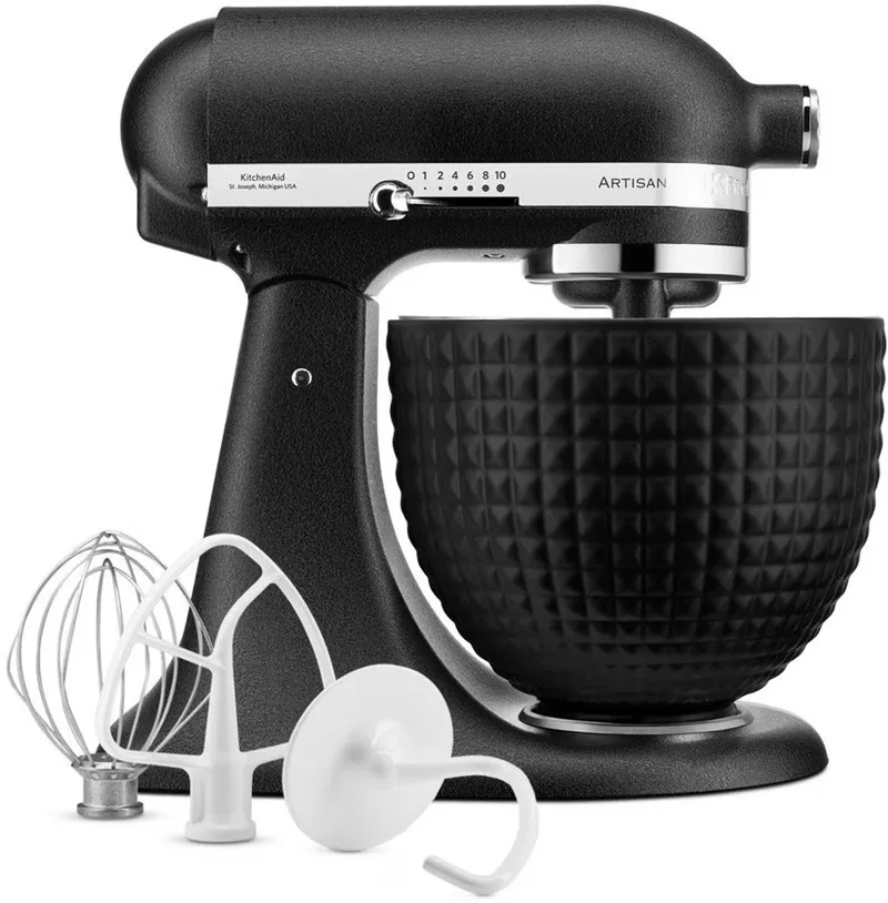 Artisan 5KSM156CXEBK - Keukenmachine - 4,7L - 3 Menghaken by KitchenAid in Vulkaanzwart – product photo