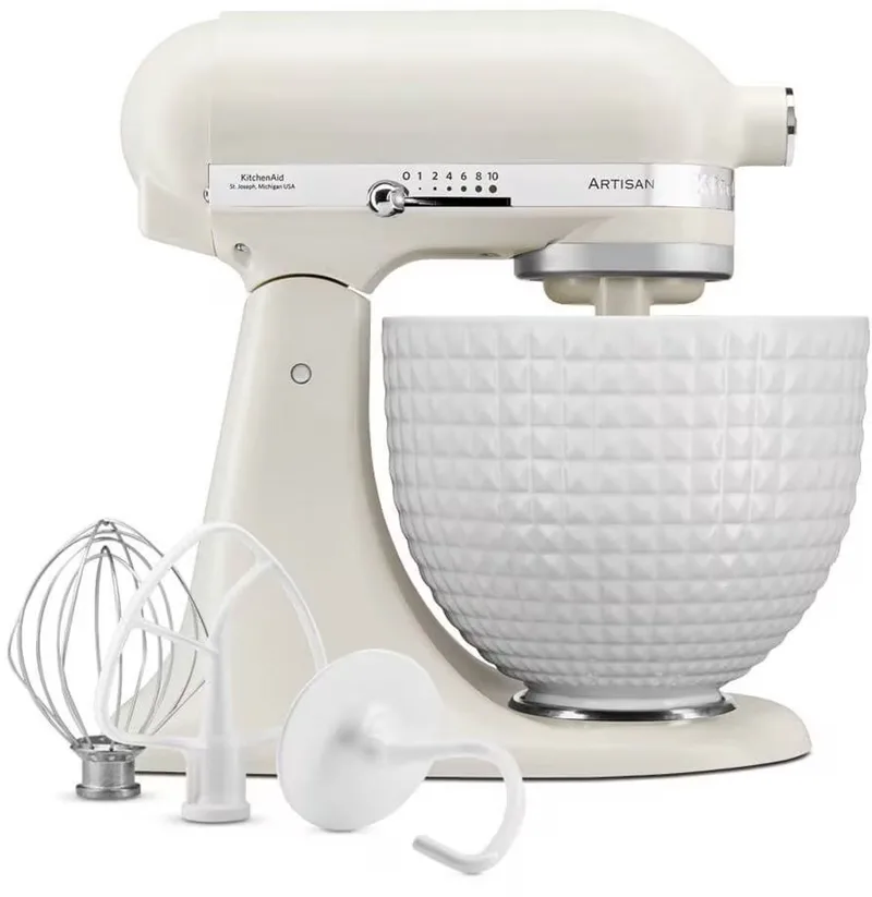 Artisan 5KSM156CXEPL - Keukenmachine - 4,7L - 3 Menghaken by KitchenAid in Porcelein Wit – product photo