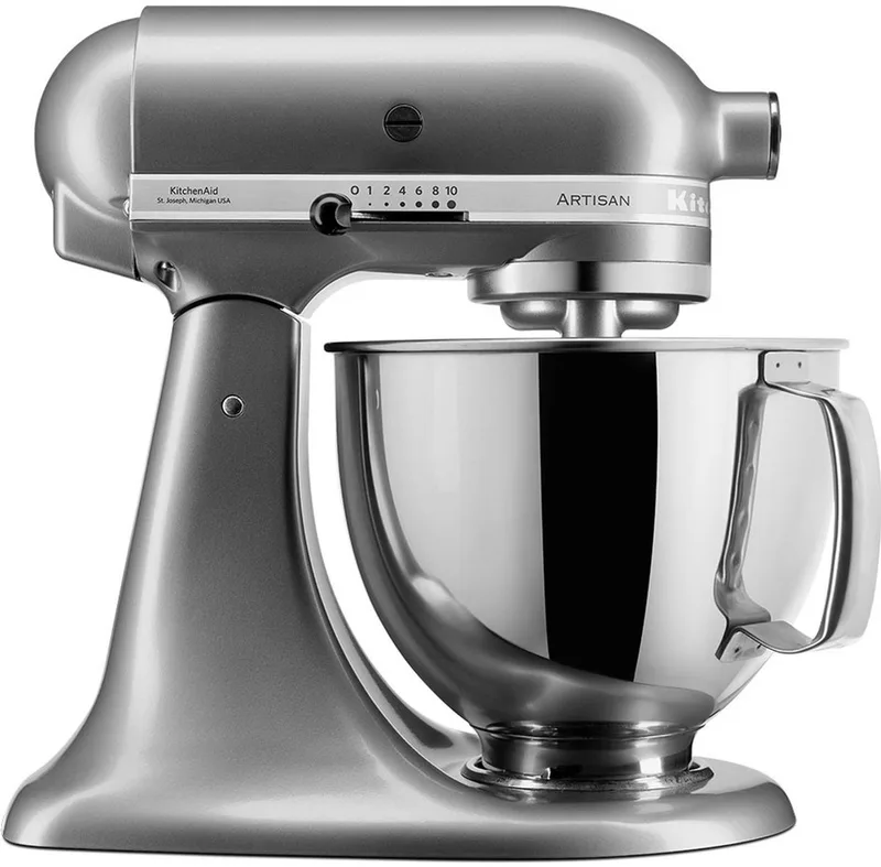 Artisan 5KSM175PSECU - Keukenmachine by KitchenAid in Contour Zilver – product photo