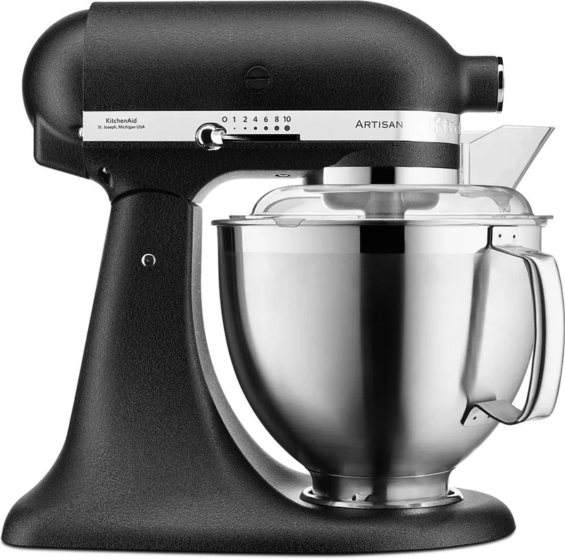 Artisan - 5KSM185PSEBK - keukenmachine - Antraciet by KitchenAid in Mat Zwart – product photo