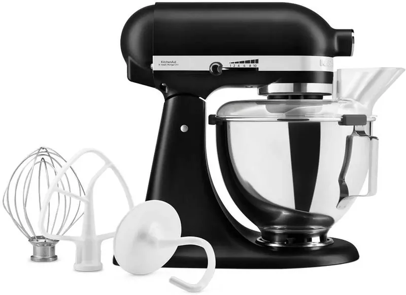 Artisan 5KSM95PSEBM - Keukenmachine - 4,3L - Mat - 3 Menghaken by KitchenAid in Black – product photo
