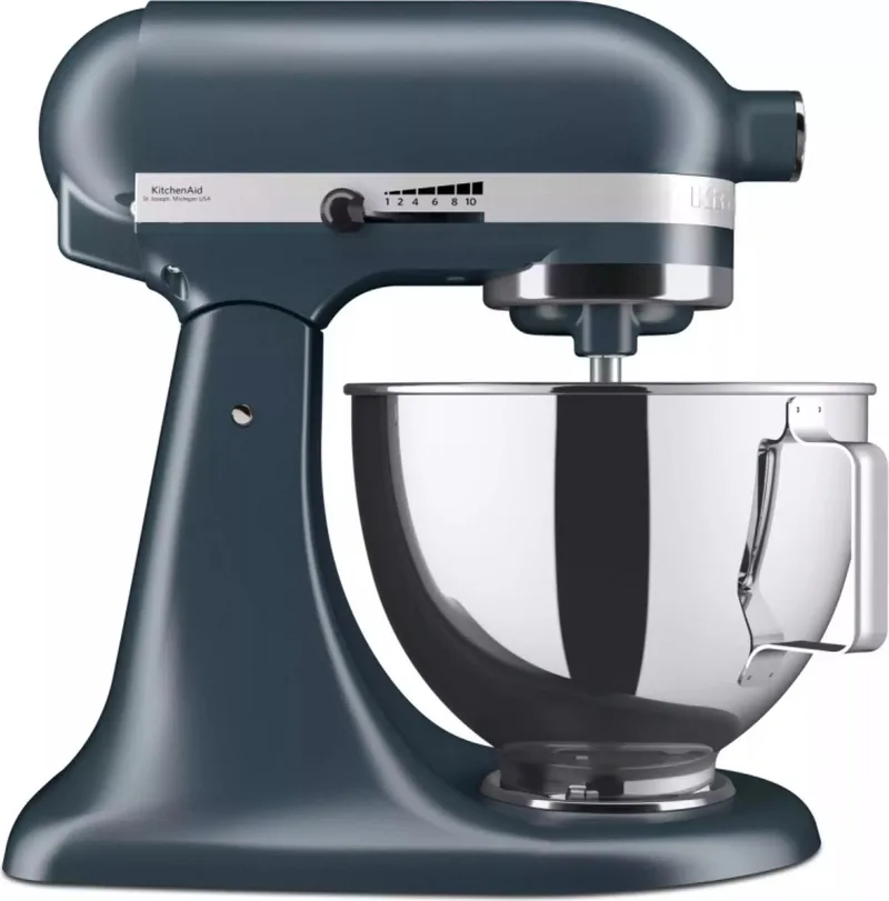 Artisan 5KSM95PSEBS - Keukenmachine - 4,3L - Staalblauw - 3 Menghaken by KitchenAid in Blue – product photo
