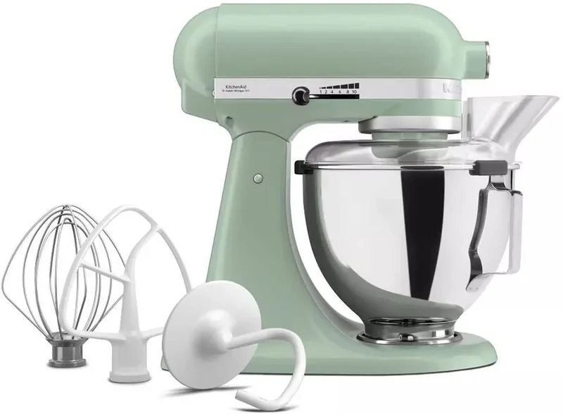 Artisan 5KSM95PSEDC - Keukenmachine - 4,3L - 3 Menghaken von KitchenAid in Grün – Produktfoto