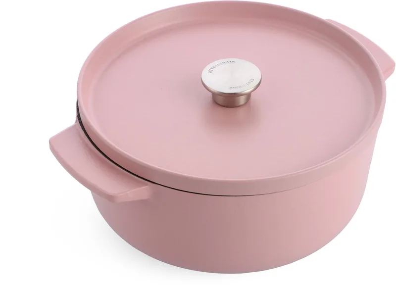 braadpan emaille 26cm - dried rose - limited edition by KitchenAid in Died rose – product photo