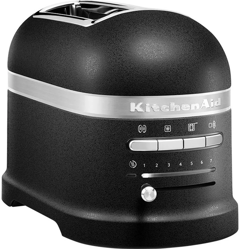Broodrooster Artisan 5KMT2204EBK - Toaster met 2 sleuven - Vulkaanzwart von KitchenAid in Matte Black – Produktfoto