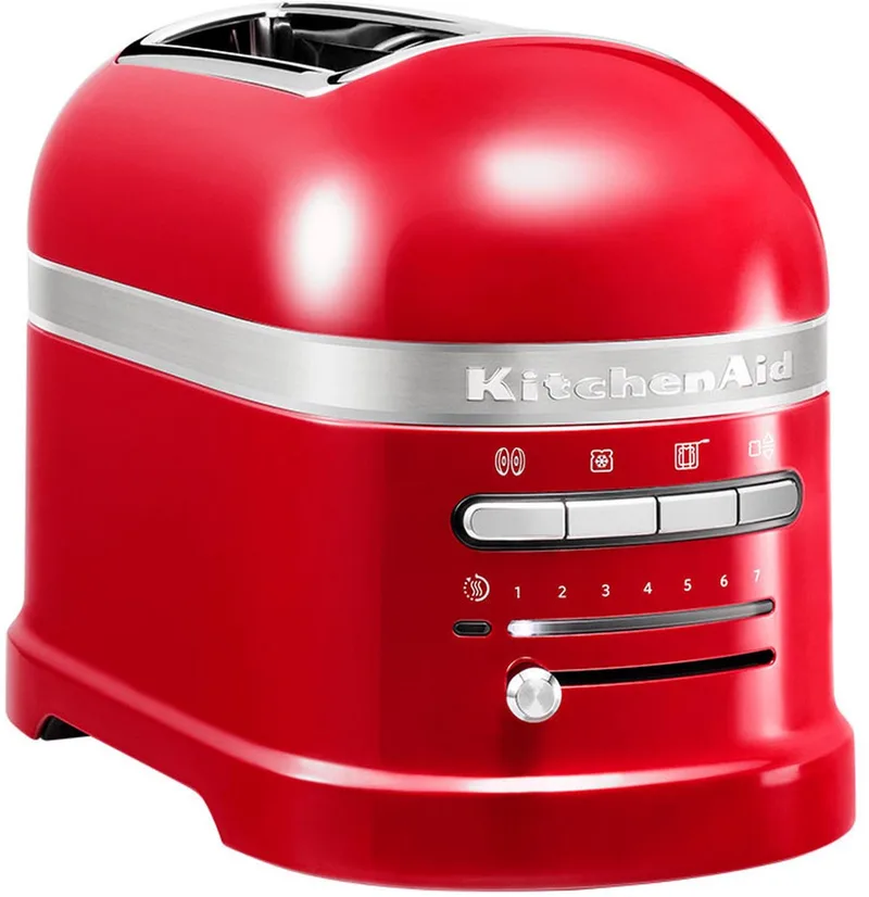 Broodrooster Artisan - Keizerrood - 5KMT2204EER - Toaster met 2 sleuven en verwijderbaar kruimelbakje by KitchenAid in Empire Red – product photo