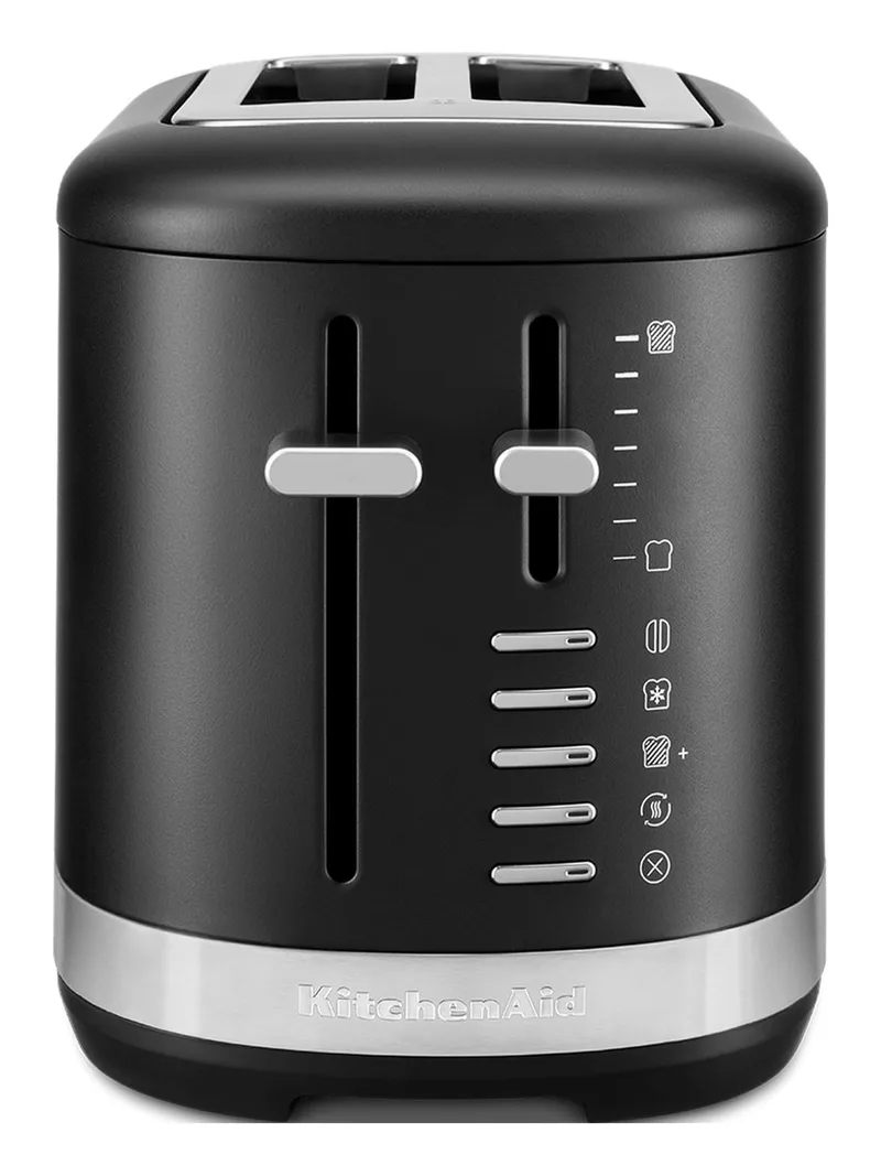 Broodrooster - Matzwart - 5KMT2109EBM - 2 Sleuven - 1100 W - Inclusief kruimellade by KitchenAid in Rvs – product photo