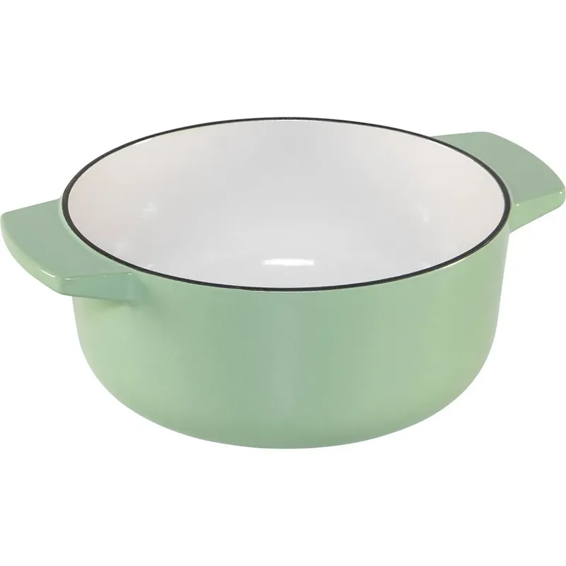 Cast Iron Casserole pan - 22cm - 5,2L - pistache by KitchenAid in Green – product photo 2 of 2