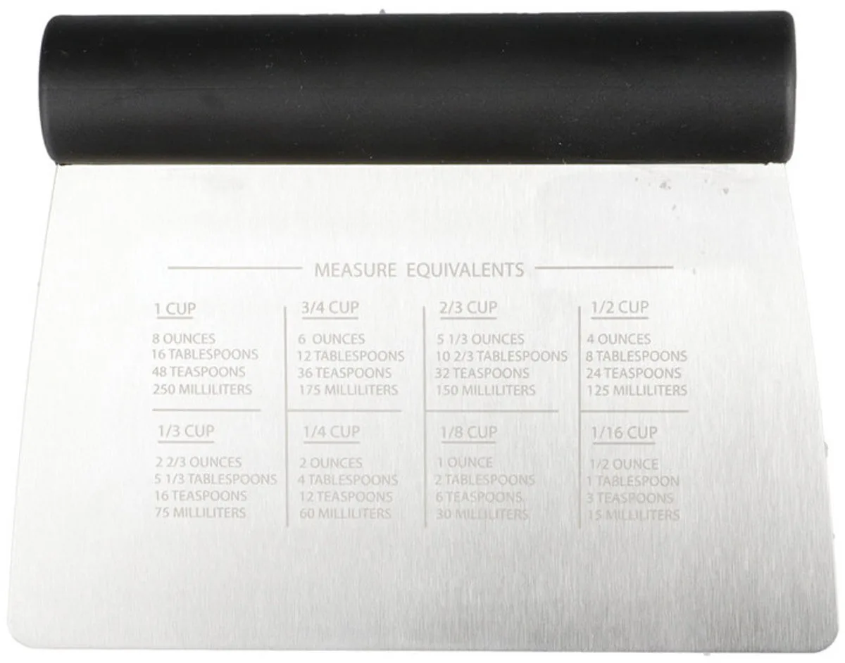 Deegschraper, Deegsnijder, All-Purpose, RVS, 15.2 x 11.5 x 2.6 cm von KitchenAid in Schwarz – Produktfoto