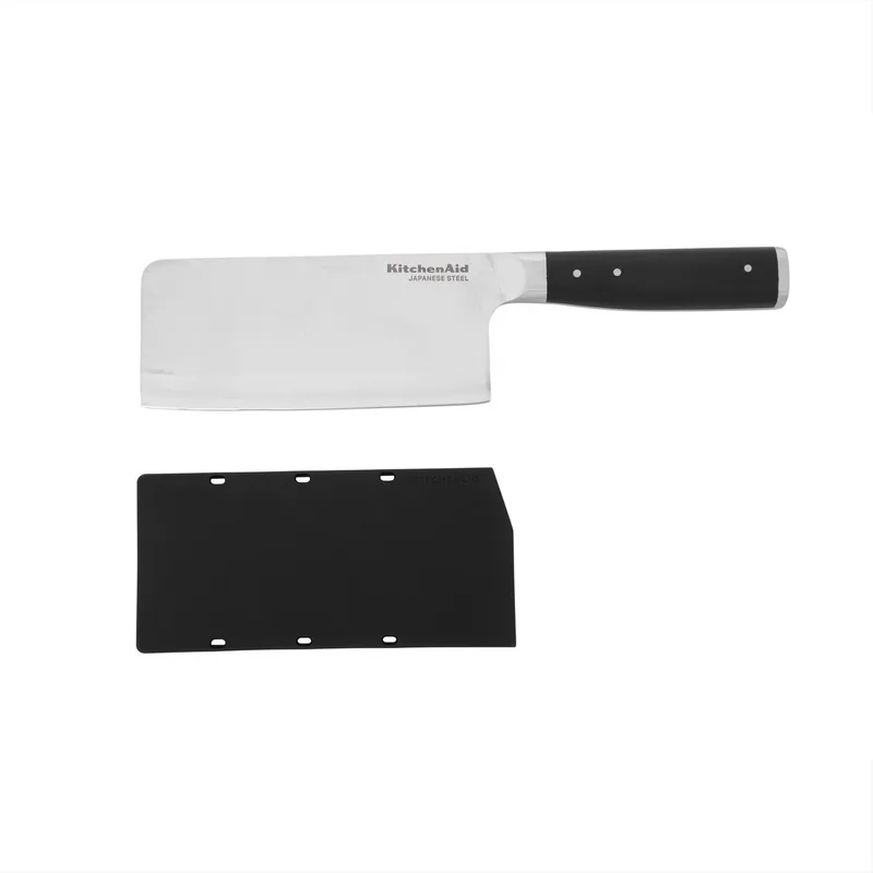 Hakmes Gourmet 15 cm + Gratis mesbeschermer by KitchenAid in Black – product photo