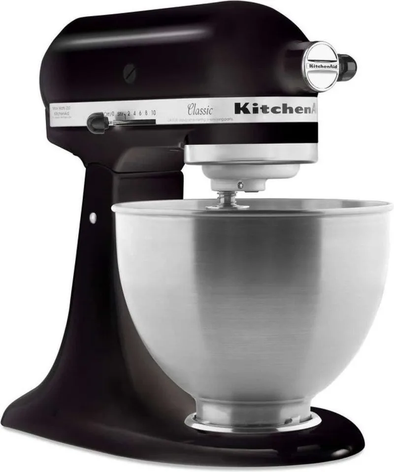 KitchenAid 5K45SSEBM Classic - Keukenmachine by KitchenAid in Mat Zwart – product photo