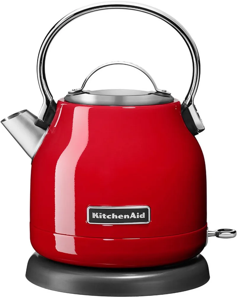 KitchenAid 5KEK1222EER waterkoker - 1,25 l - 2200 W - Zwart - Roestvrijstaal från KitchenAid i Röd – produktbild