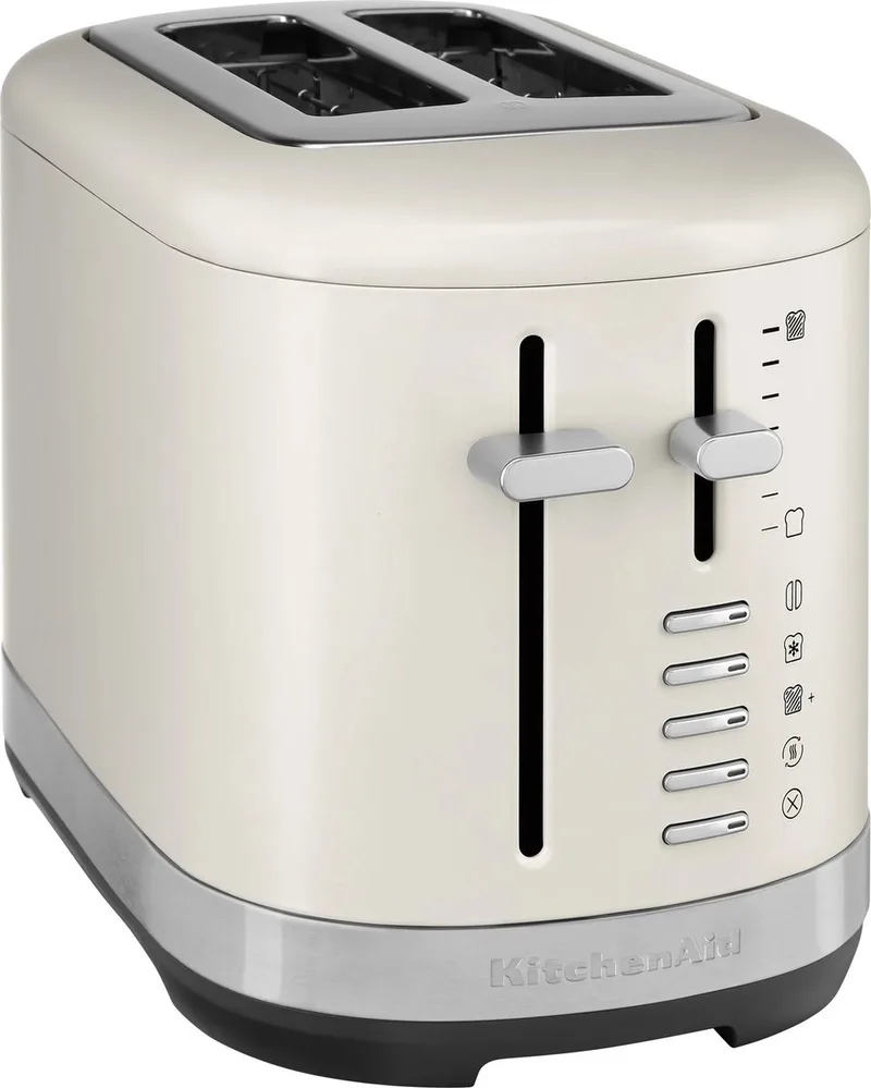 KitchenAid 5KMT2109EPL - Broodrooster - Porcelein Wit - 2 Sleuven - 1100 W - Inclusief kruimellade von KitchenAid in Schwarz – Produktfoto