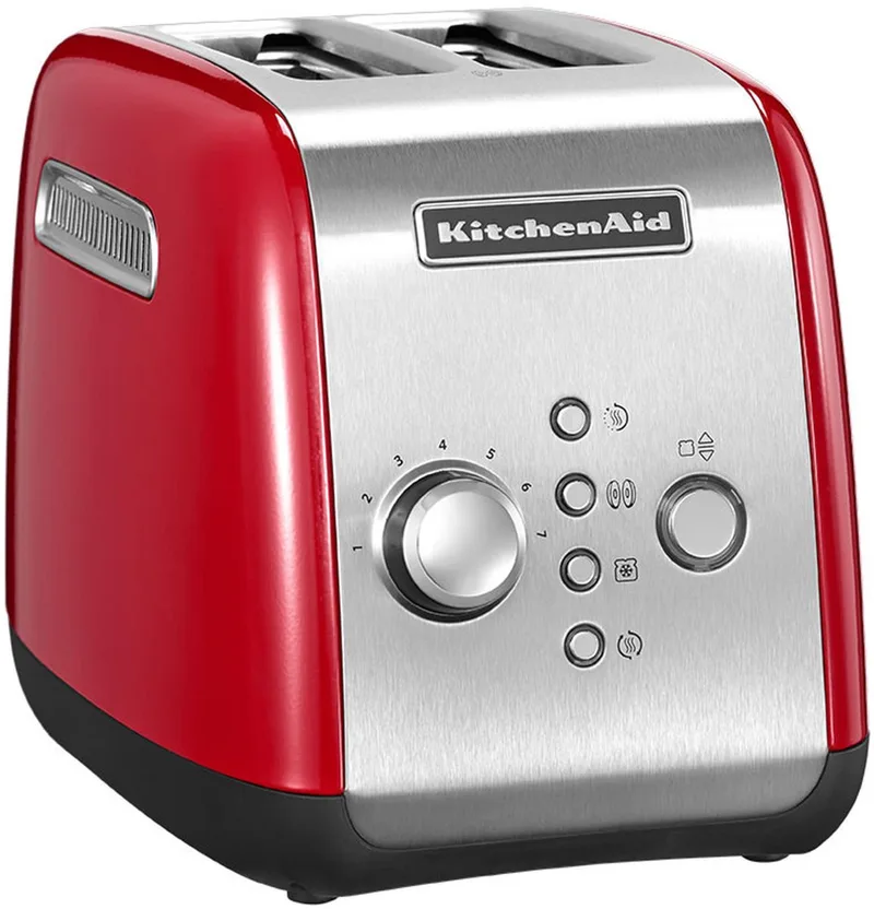 KitchenAid 5KMT221EER - Broodrooster - Keizer - 2 Sleuven - Automatisch - 1100 W van KitchenAid in Rood – productfoto