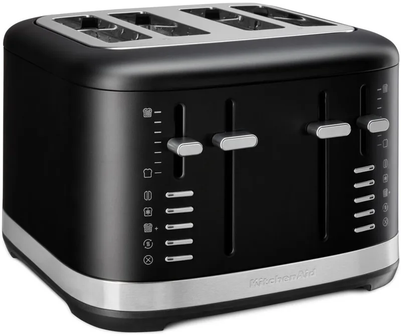 KitchenAid 5KMT4109EBM - Broodrooster - 4 Sleuven - 7 Bruiningstanden by KitchenAid in Black – product photo
